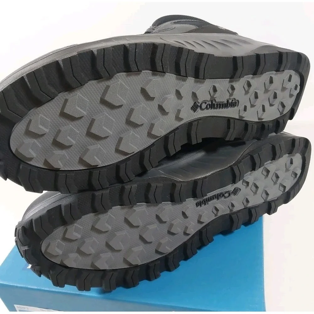 Columbia Trailstorm Ascend Mid Wide Hiking Boots Men's Size 8.5 Black